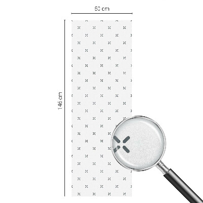 Vinilo para ventanas motivo vitral Cruces geométricas