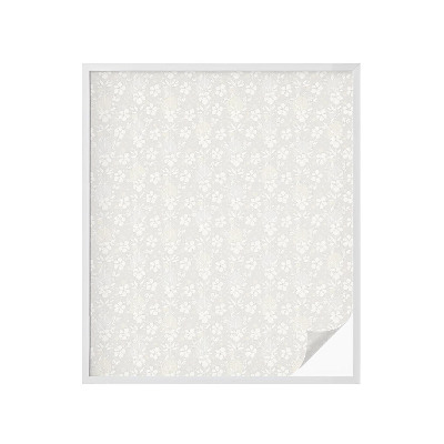 Vinilo ventana privacidad Flores sutiles