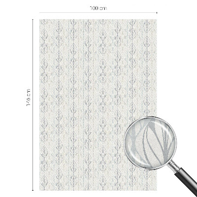 Vinilo para cristales efecto vitral Patrón de hojas