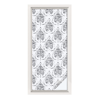 Vinilo ventana privacidad Elegancia frondosa