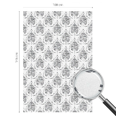 Vinilo ventana privacidad Elegancia frondosa