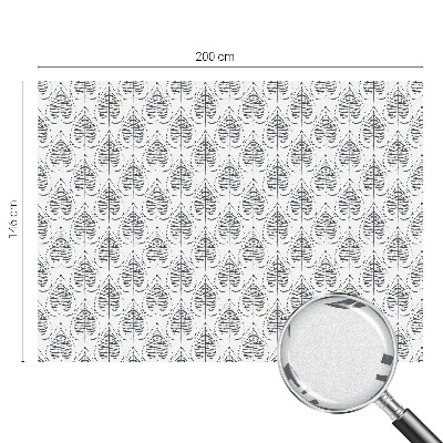 Vinilo ventana privacidad Elegancia frondosa