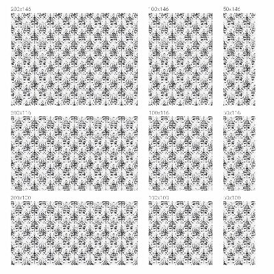 Vinilo ventana privacidad Elegancia frondosa