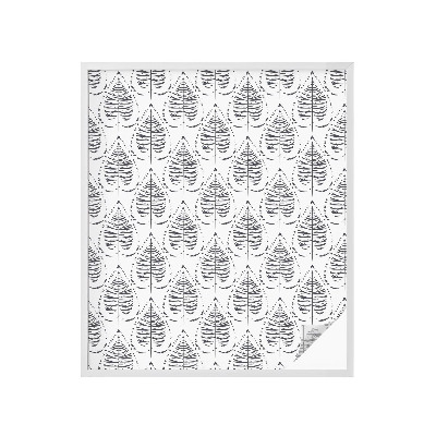 Vinilo ventana privacidad Elegancia frondosa