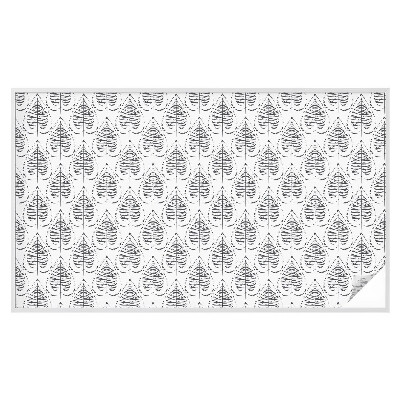 Vinilo ventana privacidad Elegancia frondosa