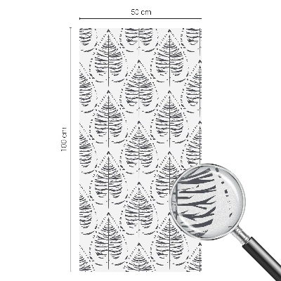 Vinilo ventana privacidad Elegancia frondosa