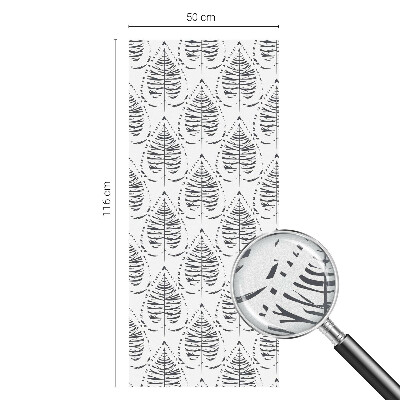 Vinilo ventana privacidad Elegancia frondosa