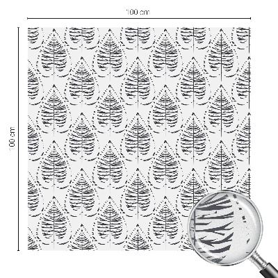 Vinilo ventana privacidad Elegancia frondosa