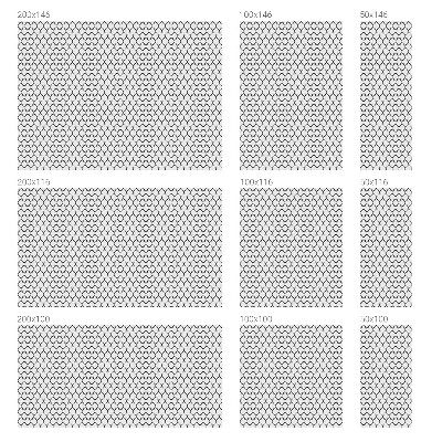 Vinilo decorativo adhesivo para cristales Patrón geométrico