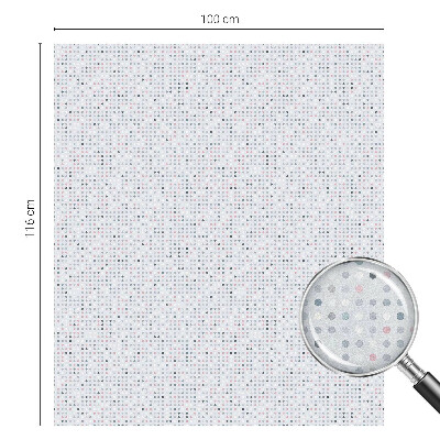 Vinilo para cristales opaco decorativo Puntos pastel