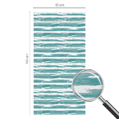 Vinilo para ventanas motivo vitral Rayas verdes