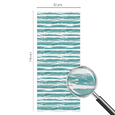 Vinilo para ventanas motivo vitral Rayas verdes