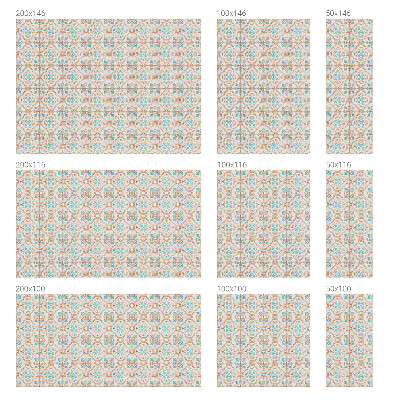 Vinilo ventana privacidad Azulejos rústicos