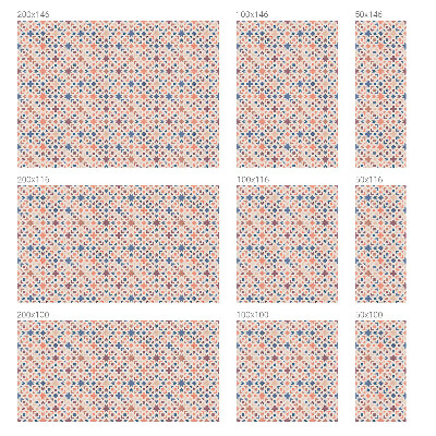 Vinilo para cristales opaco decorativo Patrones coloridos