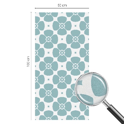 Vinilo decorativo adhesivo para cristales Simetría floral