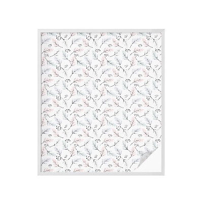 Vinilo ventana privacidad hojas de plantas