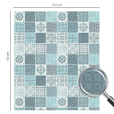 Vinilo para cristales opaco decorativo Azulejos bohemios