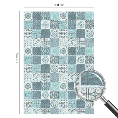 Vinilo para cristales opaco decorativo Azulejos bohemios