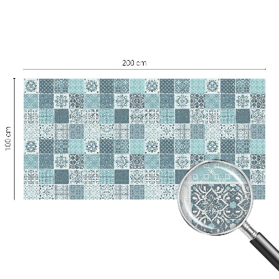 Vinilo para cristales opaco decorativo Azulejos bohemios