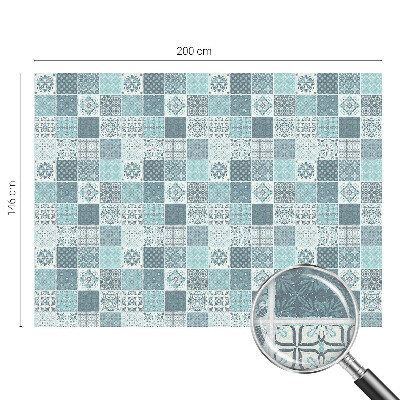 Vinilo para cristales opaco decorativo Azulejos bohemios