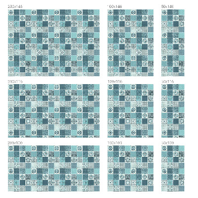 Vinilo para cristales opaco decorativo Azulejos bohemios