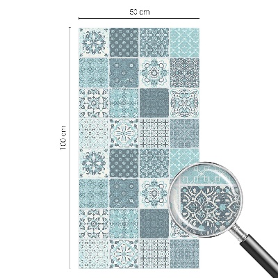Vinilo para cristales opaco decorativo Azulejos bohemios