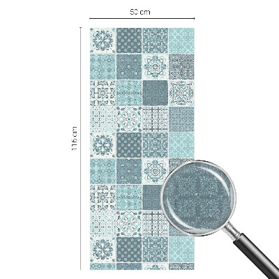 Vinilo para cristales opaco decorativo Azulejos bohemios