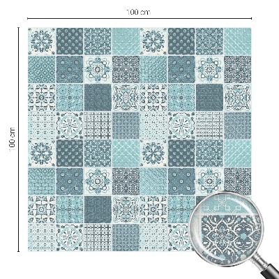 Vinilo para cristales opaco decorativo Azulejos bohemios