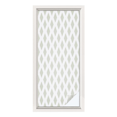 Vinilo ventana privacidad Patrón de diamante