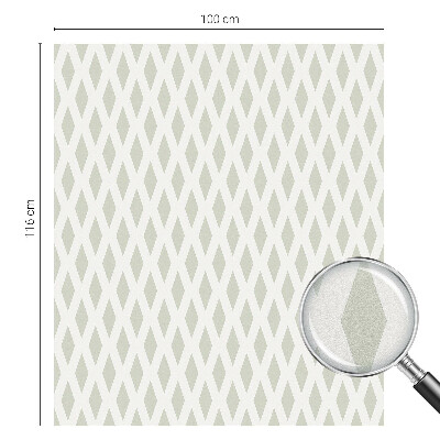 Vinilo ventana privacidad Patrón de diamante