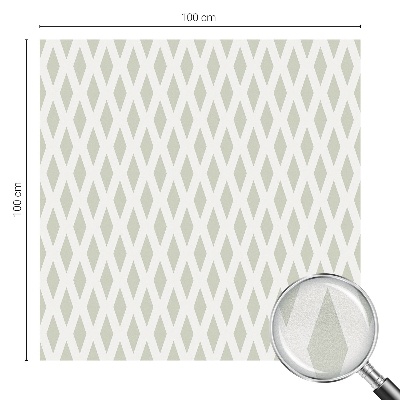 Vinilo ventana privacidad Patrón de diamante