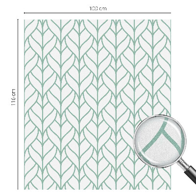 Vinilo para ventanas motivo vitral Simetría de la planta