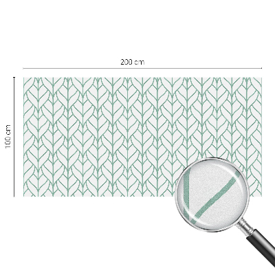 Vinilo para ventanas motivo vitral Simetría de la planta