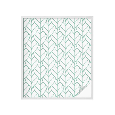 Vinilo para ventanas motivo vitral Simetría de la planta