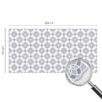 Vinilo decorativo adhesivo para cristales rombos florales