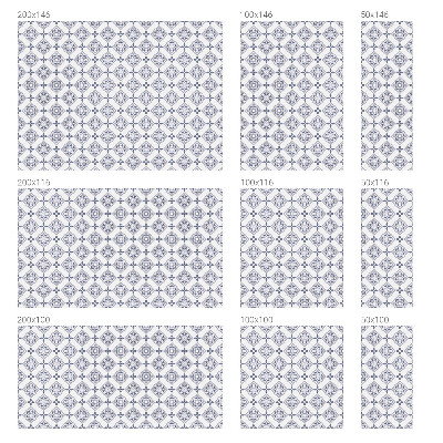 Vinilo decorativo adhesivo para cristales rombos florales