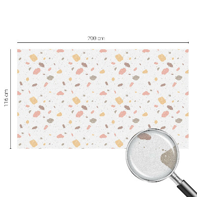 Vinilo decorativo adhesivo para cristales Terrazo abstracto