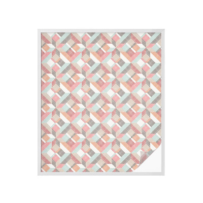 Vinilo decorativo adhesivo para cristales rombos geométricos