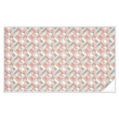 Vinilo decorativo adhesivo para cristales rombos geométricos