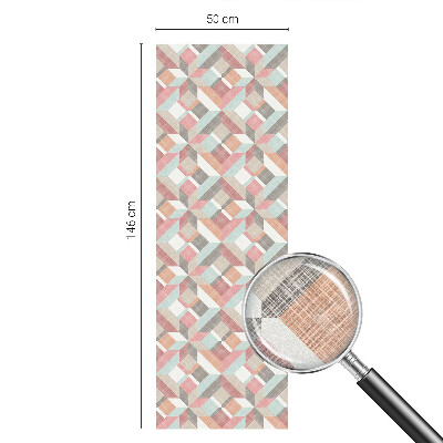 Vinilo decorativo adhesivo para cristales rombos geométricos