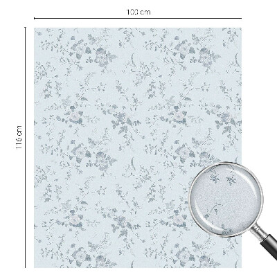 Vinilo decorativo adhesivo para cristales Flores sutiles