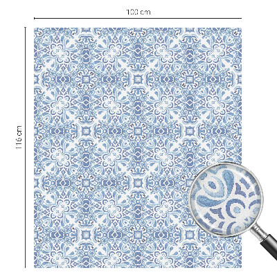 Vinilo para cristales efecto vitral Azulejos azules