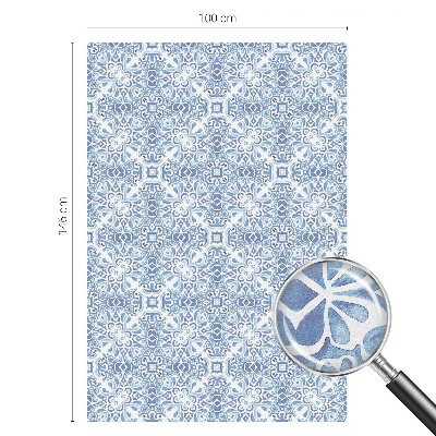 Vinilo para cristales efecto vitral Azulejos azules