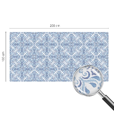 Vinilo para cristales efecto vitral Azulejos azules