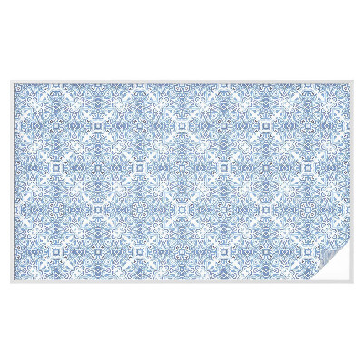 Vinilo para cristales efecto vitral Azulejos azules