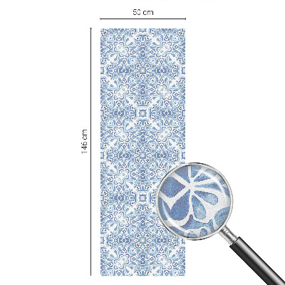 Vinilo para cristales efecto vitral Azulejos azules