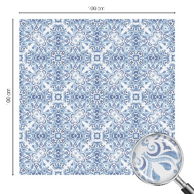 Vinilo para cristales efecto vitral Azulejos azules