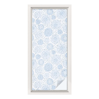 Vinilo para ventanas motivo vitral Patrones en espiral