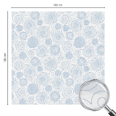 Vinilo para ventanas motivo vitral Patrones en espiral