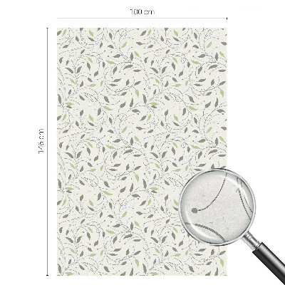 Vinilo ventana privacidad Hojas de brotes